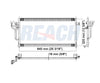 1992 PLYMOUTH COLT 2.4 L CONDENSER REA31-4538P