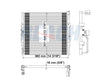 1995 HONDA CIVIC DEL SOL 1.5 L CONDENSER REA31-4540P