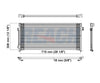 1996 SUBARU LEGACY 2.2 L CONDENSER REA31-4569P