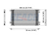 2001 SATURN SL1 1.9 L CONDENSER REA31-4586P