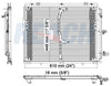 1996 MERCEDES-BENZ S320 3.2 L CONDENSER REA31-4692P