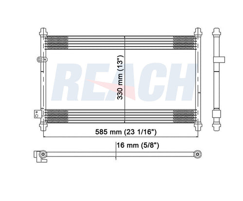 1999 ACURA CL 3.0 L CONDENSER REA31-4729P