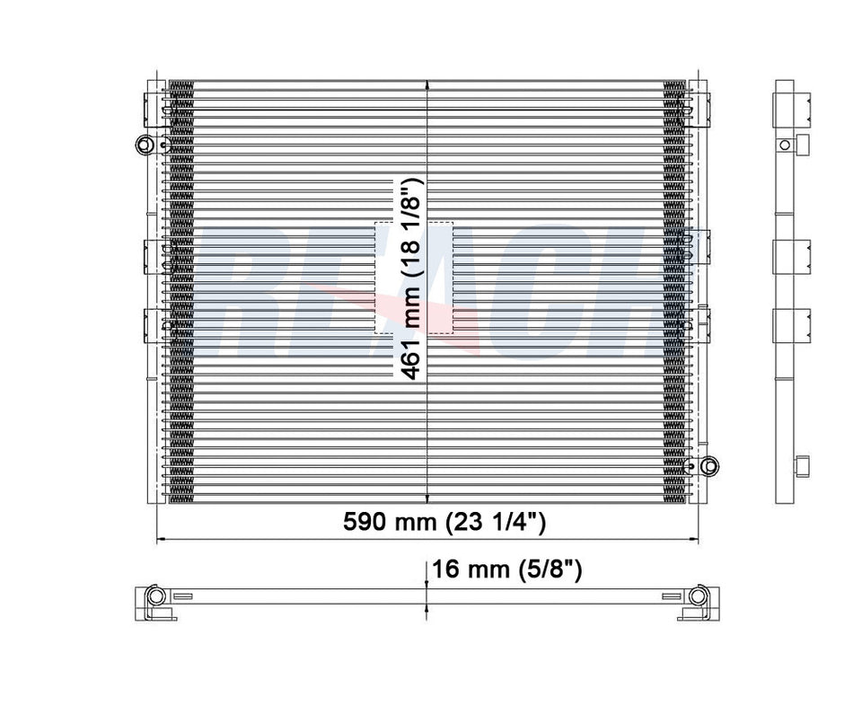 1999 TOYOTA 4RUNNER 3.4 L CONDENSER REA31-4744P