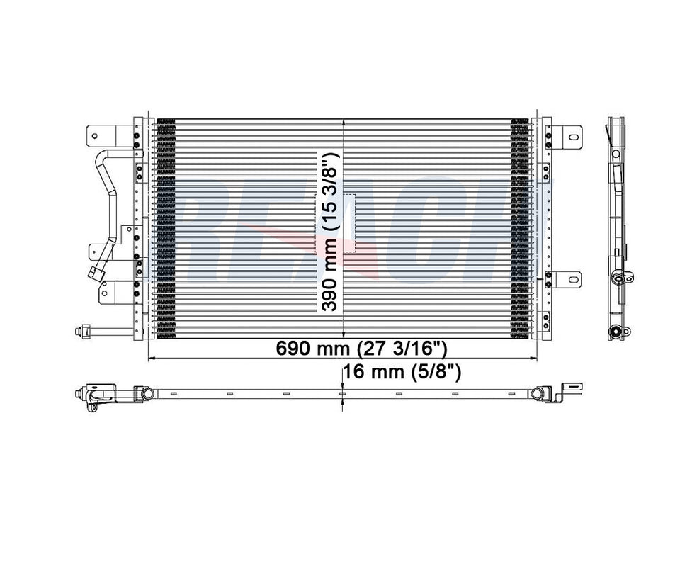 2002 MERCURY SABLE 3.0 L CONDENSER REA31-4779P