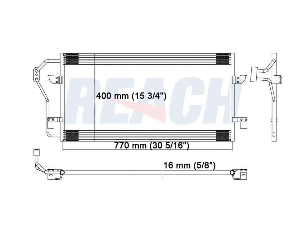 2003 BUICK PARK AVENUE 3.8 L CONDENSER REA31-4784P