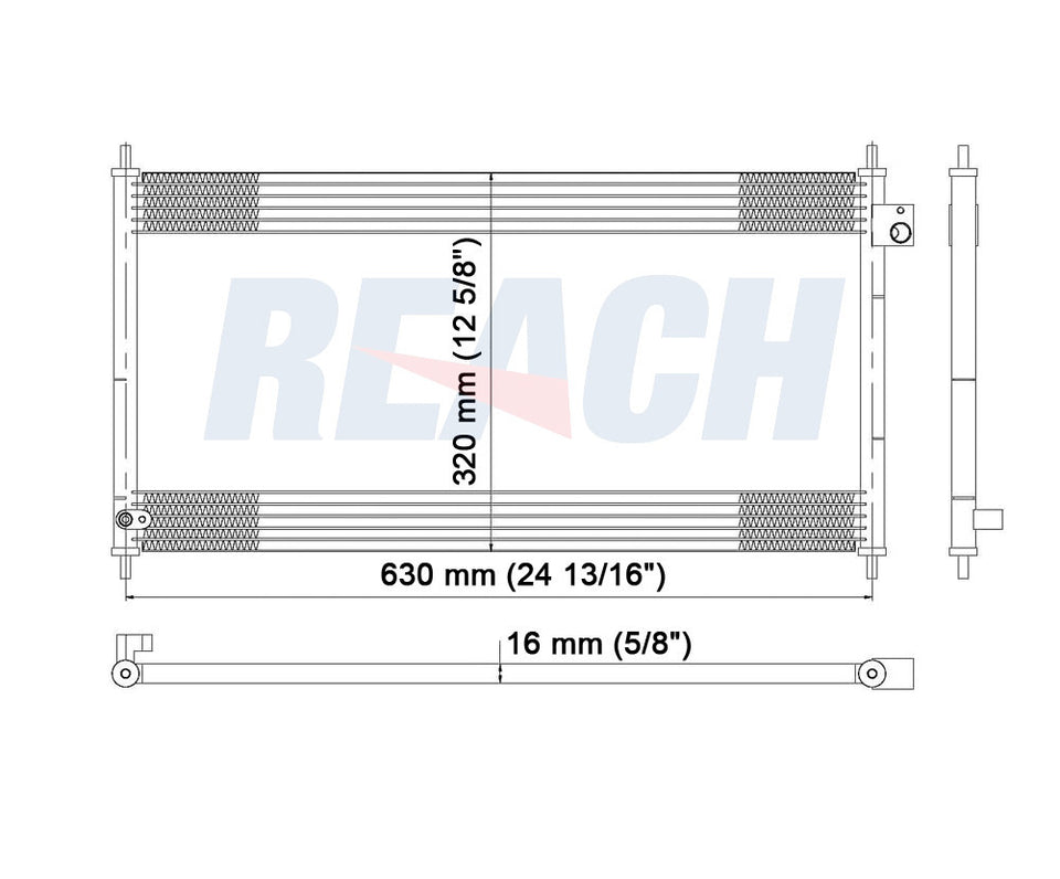 2003 HONDA S2000 2.0 L CONDENSER REA31-4802P