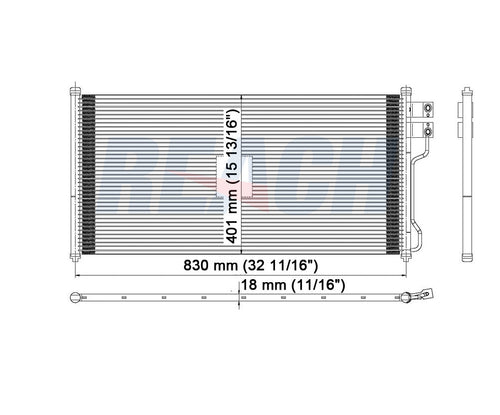 2005 LINCOLN NAVIGATOR 5.4 L CONDENSER REA31-4879P