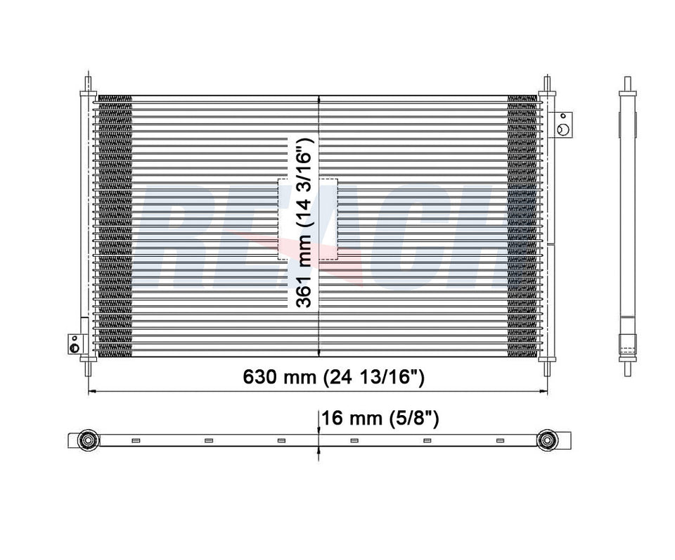 2001 HONDA ACCORD 2.3 L CONDENSER REA31-4900P