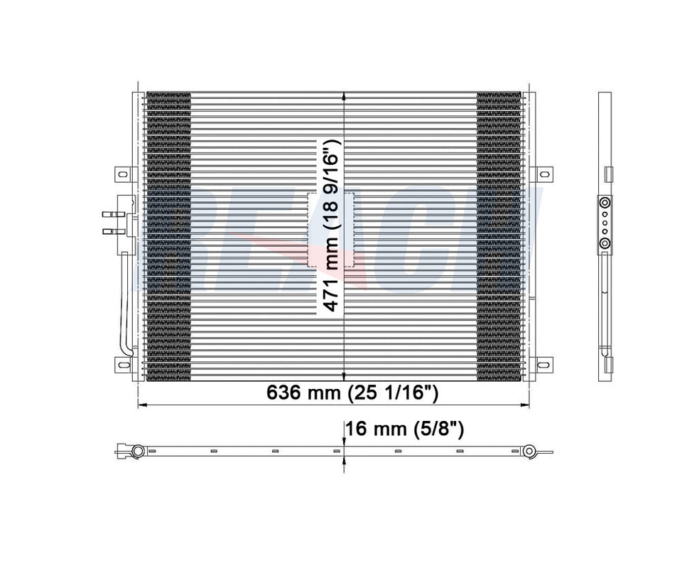 1999 JEEP GRAND CHEROKEE 4.7 L CONDENSER REA31-4925P
