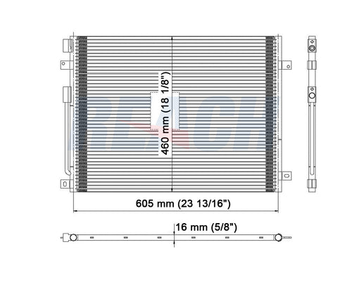 2000 DODGE DURANGO 4.7 L CONDENSER REA31-4930P
