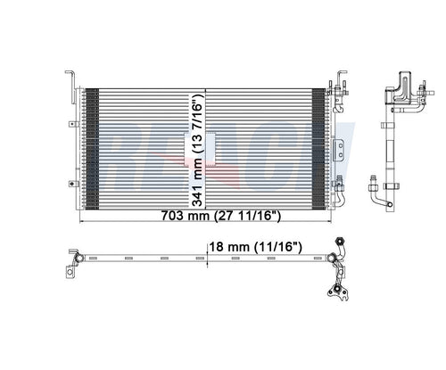 2003 KIA OPTIMA 2.7 L CONDENSER REA31-4949P