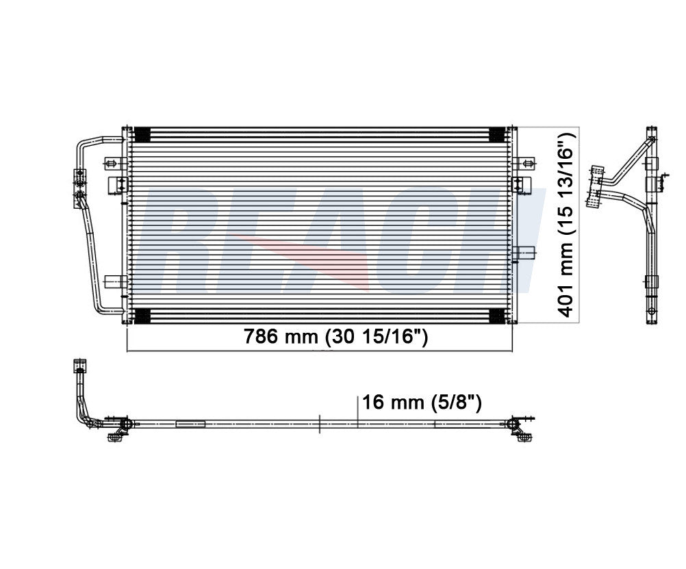 2000 BUICK LESABRE 3.8 L CONDENSER REA31-4950P