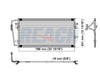 2004 PONTIAC BONNEVILLE 3.8 L CONDENSER REA31-4950P