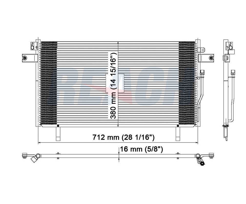 2001 NISSAN PATHFINDER 3.5 L CONDENSER REA31-4954P
