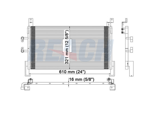 2003 DODGE NEON 2.0 L CONDENSER REA31-4969P