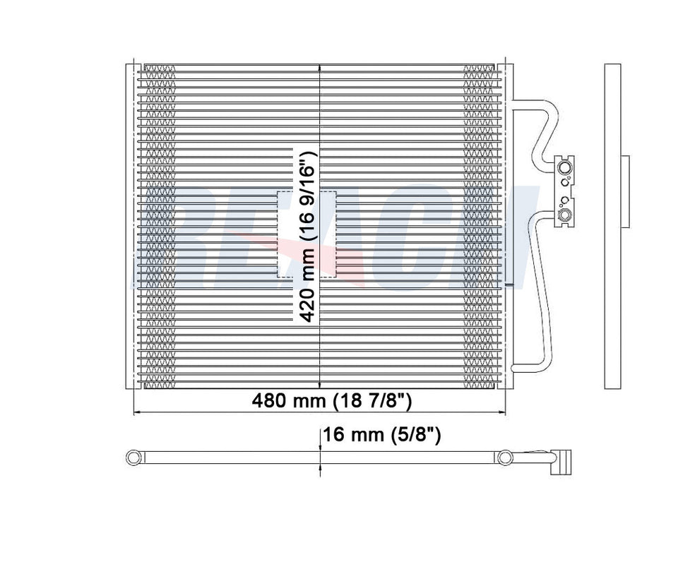 1998 BMW 750IL 5.4 L CONDENSER REA31-4973P