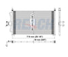 2001 FORD ESCAPE 2.0 L CONDENSER REA31-4975P