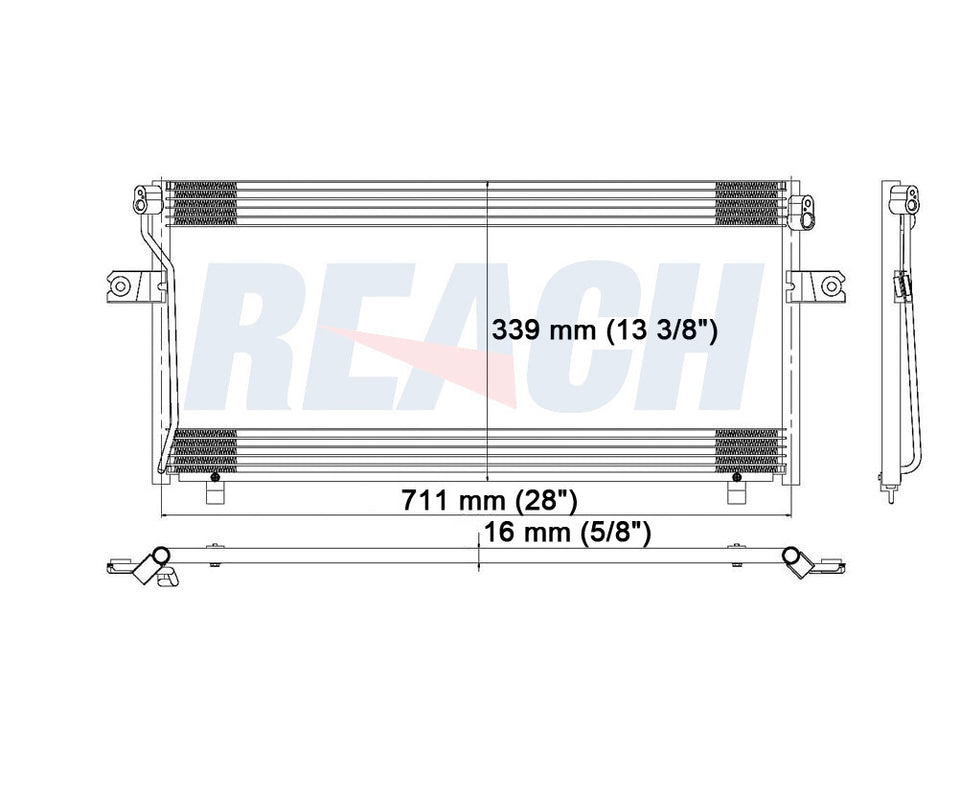2001 NISSAN ALTIMA 2.4 L CONDENSER REA31-4979P