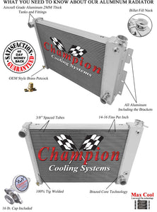 1967 PONTIAC FIREBIRD 6.6 L RADIATOR MC370