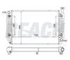 1995 CHEVROLET P30 5.7 L RADIATOR REA41-1530A