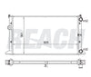 1996 VOLKSWAGEN JETTA 2.0 L RADIATOR REA41-1557A