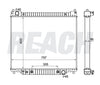 1995 FORD F-350 7.3 L RADIATOR REA41-1725A