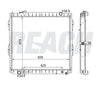 1996 TOYOTA TACOMA 2.7 L RADIATOR REA41-1755A