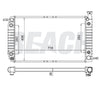 1997 GMC C2500 5.0 L RADIATOR REA41-1790A