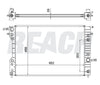 1997 CADILLAC CATERA 3.0 L RADIATOR REA41-1881A