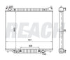 2002 FORD E-150 ECONOLINE 4.6 L RADIATOR REA41-1994A