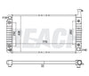 2002 CHEVROLET EXPRESS 3500 5.7 L RADIATOR REA41-2042A