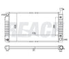 2001 CHEVROLET EXPRESS 2500 5.7 L RADIATOR REA41-2044A