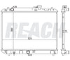 2001 SUZUKI ESTEEM 1.6 L RADIATOR REA41-2084A