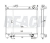 1997 GEO TRACKER 1.6 L RADIATOR REA41-2089A