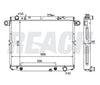 2000 TOYOTA LAND CRUISER 4.7 L RADIATOR REA41-2282A