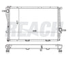 2000 BMW 528I 2.8 L RADIATOR REA41-2285A