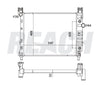 2002 DODGE DURANGO 4.7 L RADIATOR REA41-2294A