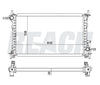 2005 FORD FOCUS 2.3 L RADIATOR REA41-2296A