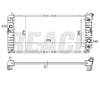 2003 PONTIAC BONNEVILLE 3.8 L RADIATOR REA41-2347A