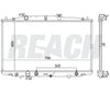 2006 HONDA ACCORD 2.4 L RADIATOR REA41-2797A