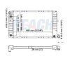 1991 PONTIAC GRAND AM 2.3 L RADIATOR REA41-1049A
