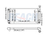 1992 PONTIAC GRAND PRIX 3.4 L RADIATOR REA41-1051A