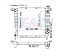 1994 FORD RANGER 2.3 L RADIATOR REA41-1062A