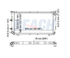 1991 SUBARU LEGACY 2.2 L RADIATOR REA41-1183A