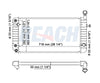 1992 CHEVROLET LUMINA 3.4 L RADIATOR REA41-1216A