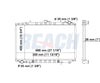 1996 NISSAN 300ZX 3.0 L RADIATOR REA41-1242A
