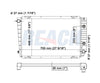 1993 MERCURY GRAND MARQUIS 4.6 L RADIATOR REA41-1279A