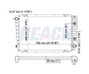 1993 LINCOLN TOWN CAR 4.6 L RADIATOR REA41-1279A