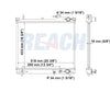 2002 SUZUKI VITARA 2.0 L RADIATOR REA41-13028A