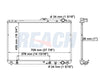 1992 LEXUS ES300 3.0 L RADIATOR REA41-1303A